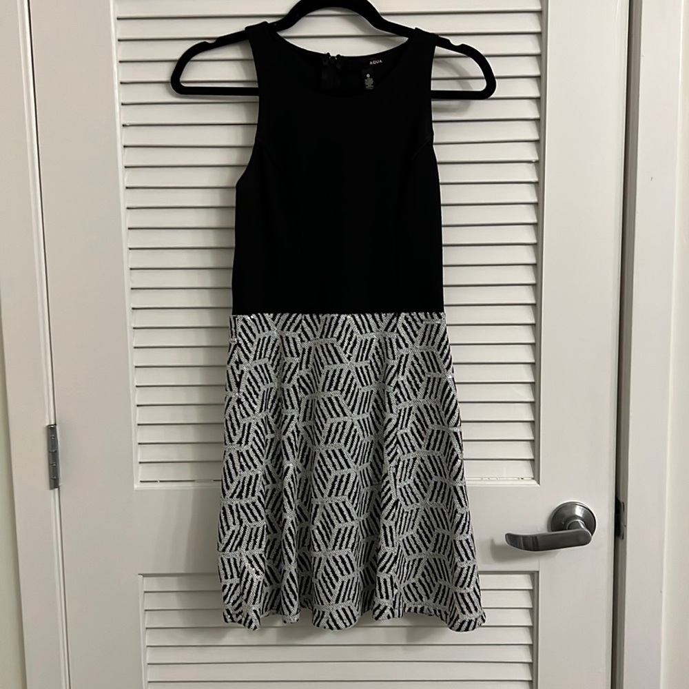 Aqua Sequined Dress